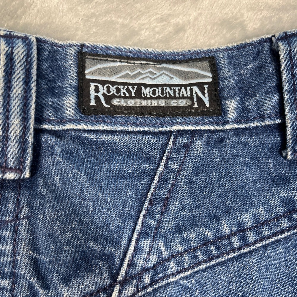 Vintage Rocky Mountain Jeans Bareback Women Blue Western High Rise Yoke 27/5 - Picture 7 of 15